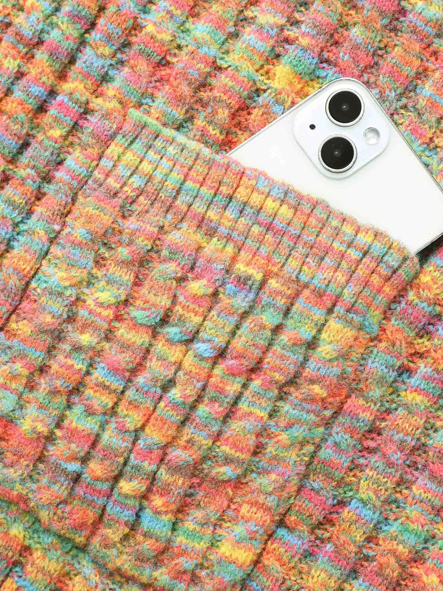 Ombre Heather Patched Pocket Cardigan sold by Bloomchic product image thumbnail 5