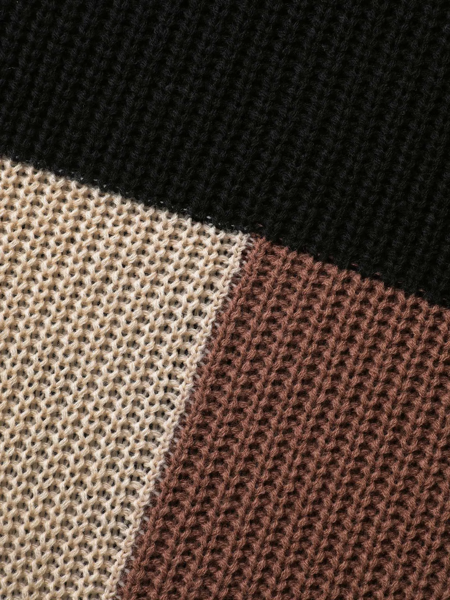 Colorblock Contrast Drop Shoulder Pullover sold by Bloomchic product image thumbnail 5