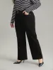 Wide Leg Black Wash Very Stretchy Jeans sold by Bloomchic