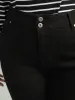Wide Leg Black Wash Very Stretchy Jeans sold by Bloomchic
