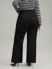 Wide Leg Black Wash Very Stretchy Jeans sold by Bloomchic