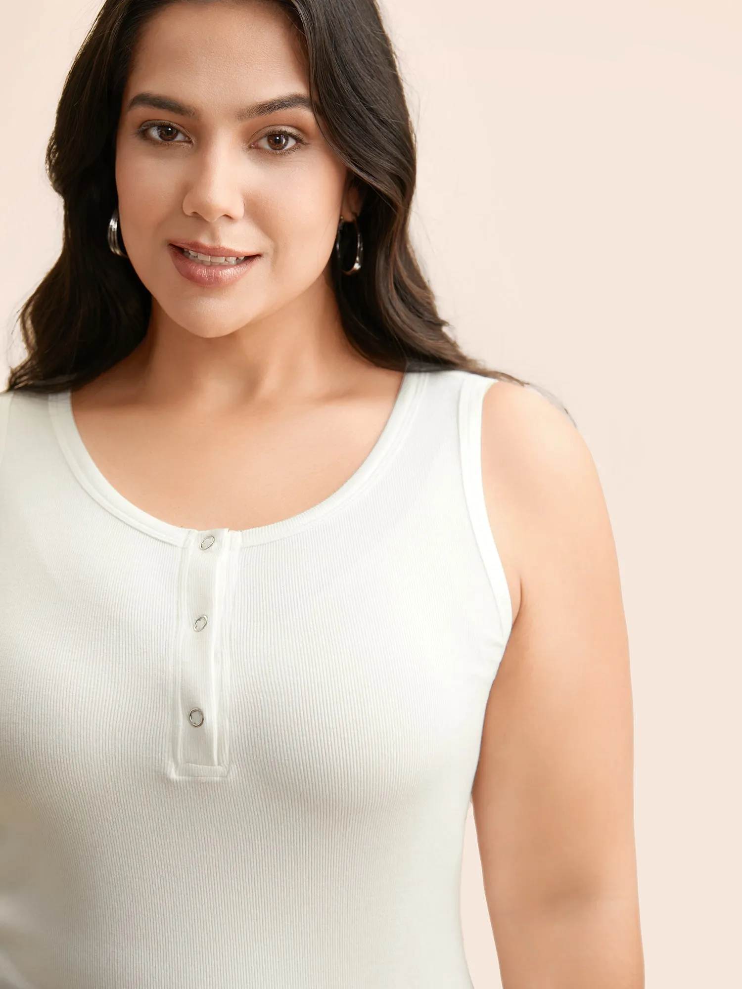 Supersoft Botton Front Placket Top sold by Bloomchic product image thumbnail 3