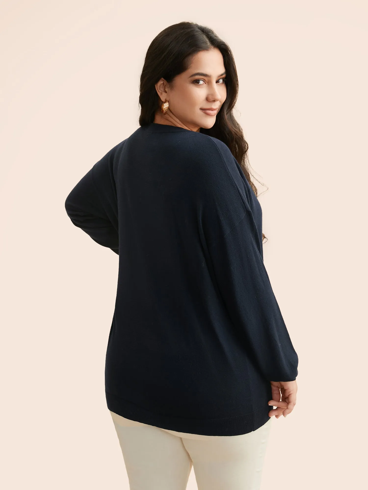 Supersoft Chest Pocket Wool Top sold by Bloomchic product image thumbnail 2