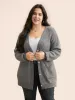 Supersoft Ribbed Drop Shoulder Wool Cardigan sold by Bloomchic