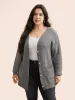 Supersoft Ribbed Drop Shoulder Wool Cardigan sold by Bloomchic