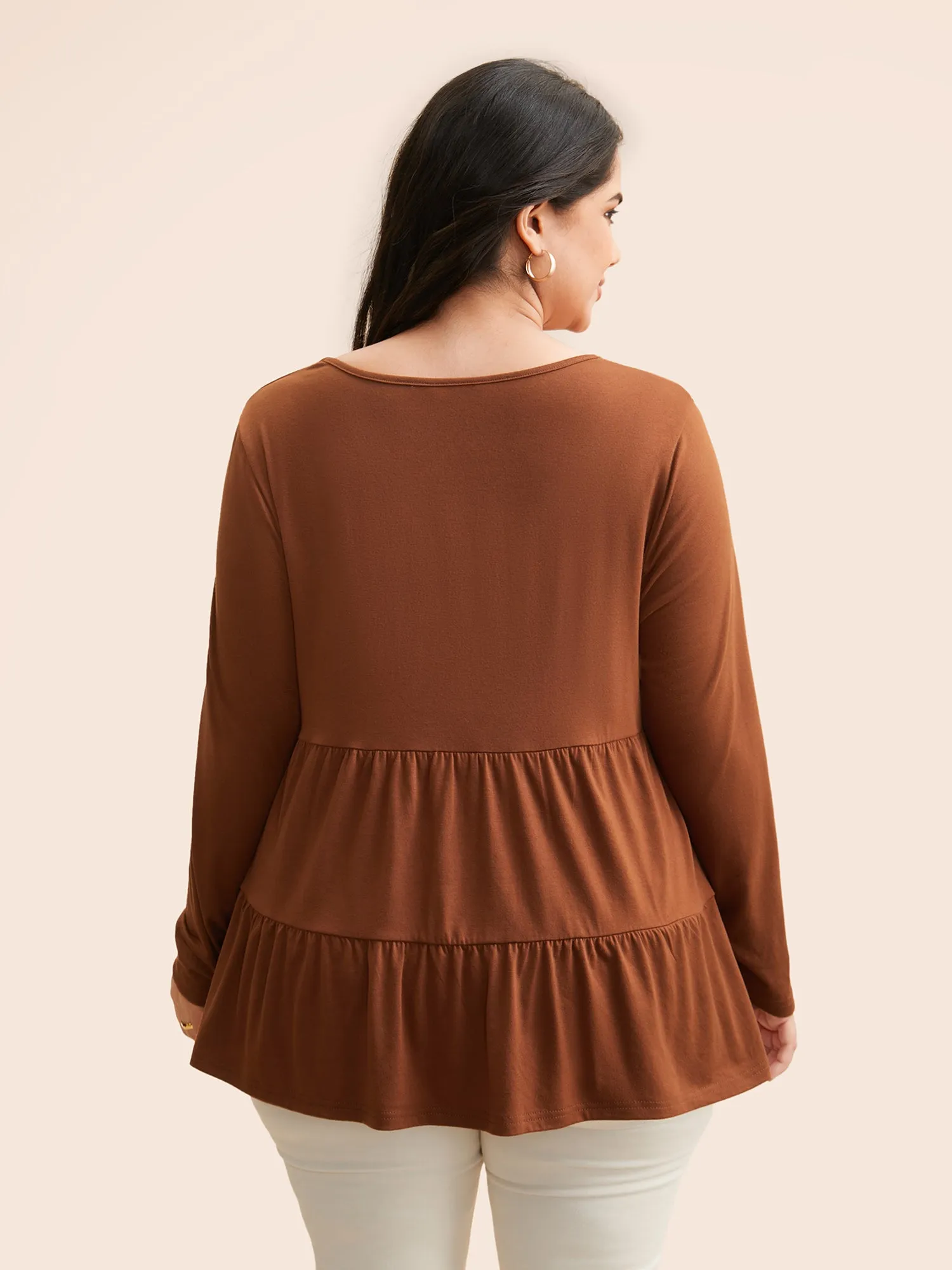 Supersoft Essentials A-Line Tiered Top sold by Bloomchic product image thumbnail 5