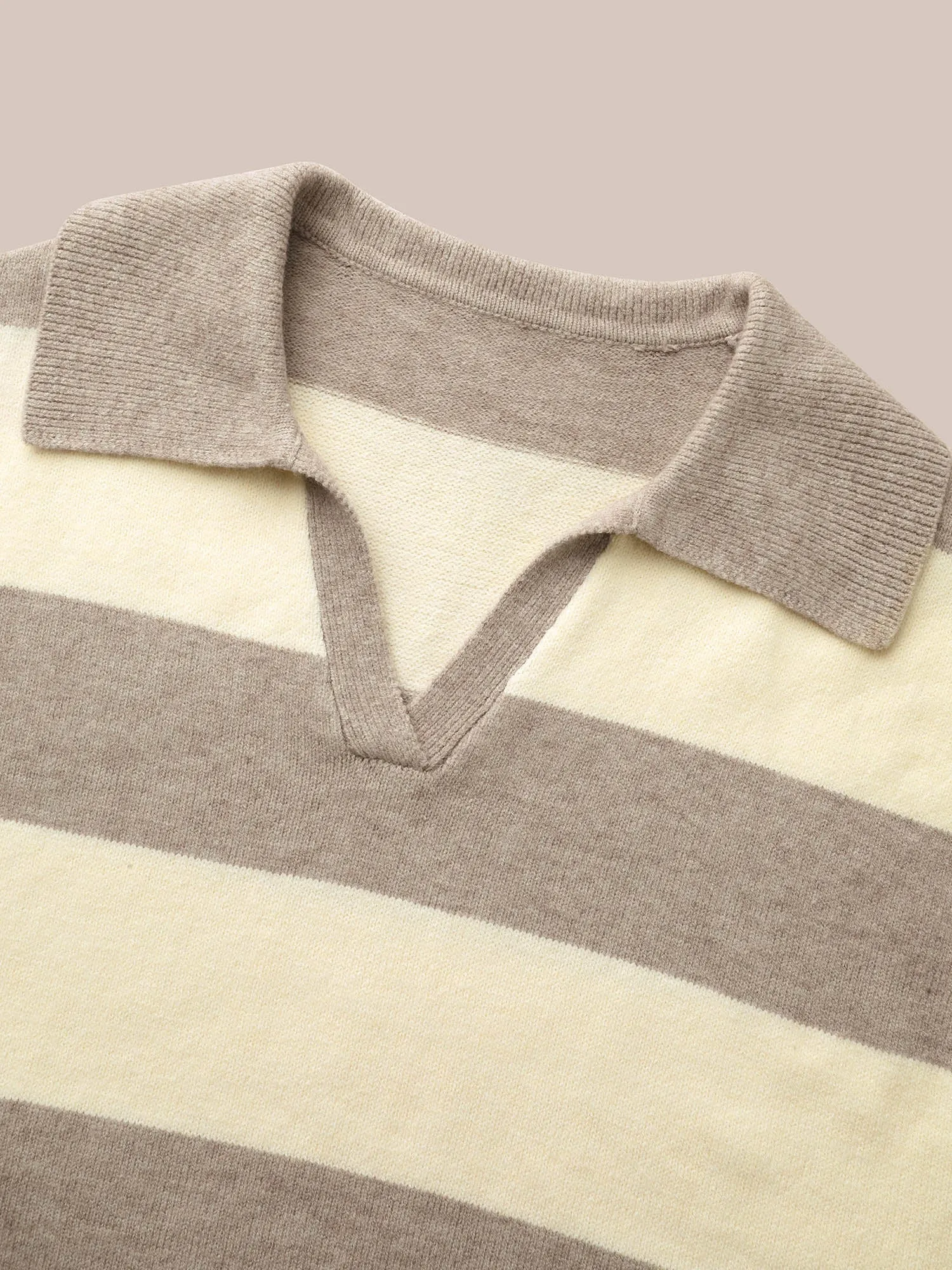 Supersoft Essentials Contrast Slit Hem Texture Pullover sold by Bloomchic product image thumbnail 5