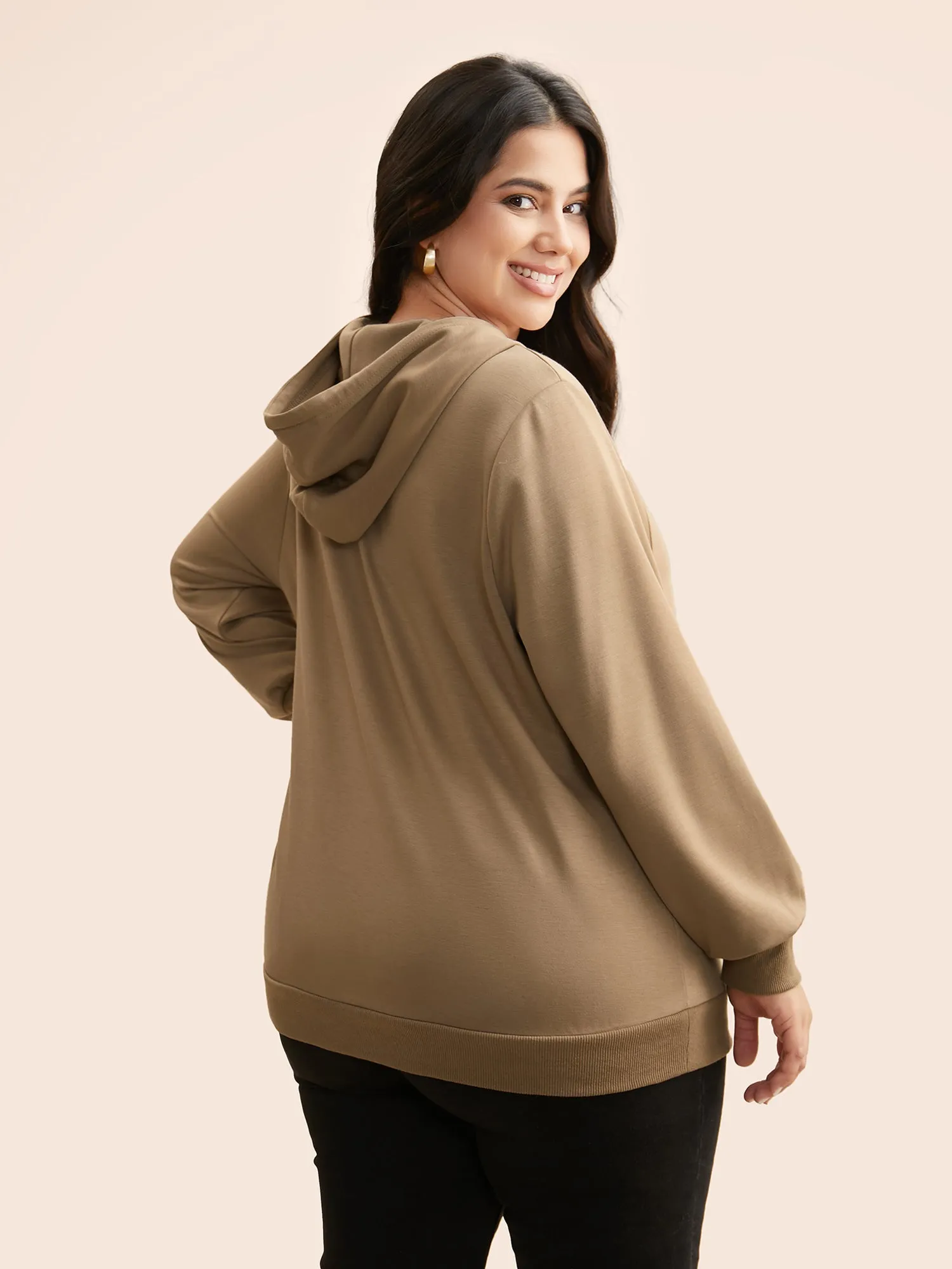 Airy Cozy Hooded Sweatshirt sold by Bloomchic product image thumbnail 2
