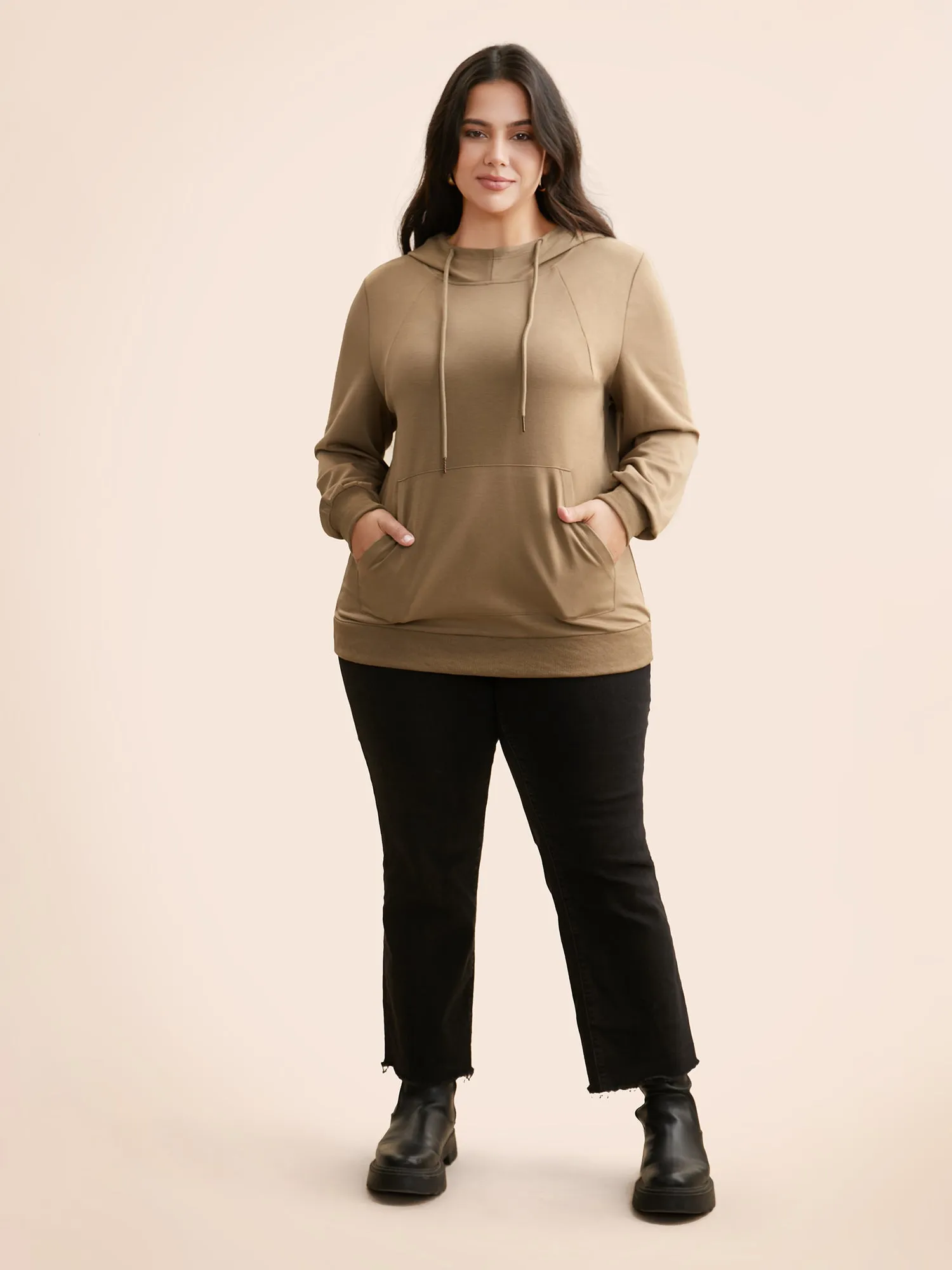 Airy Cozy Hooded Sweatshirt sold by Bloomchic product image thumbnail 3