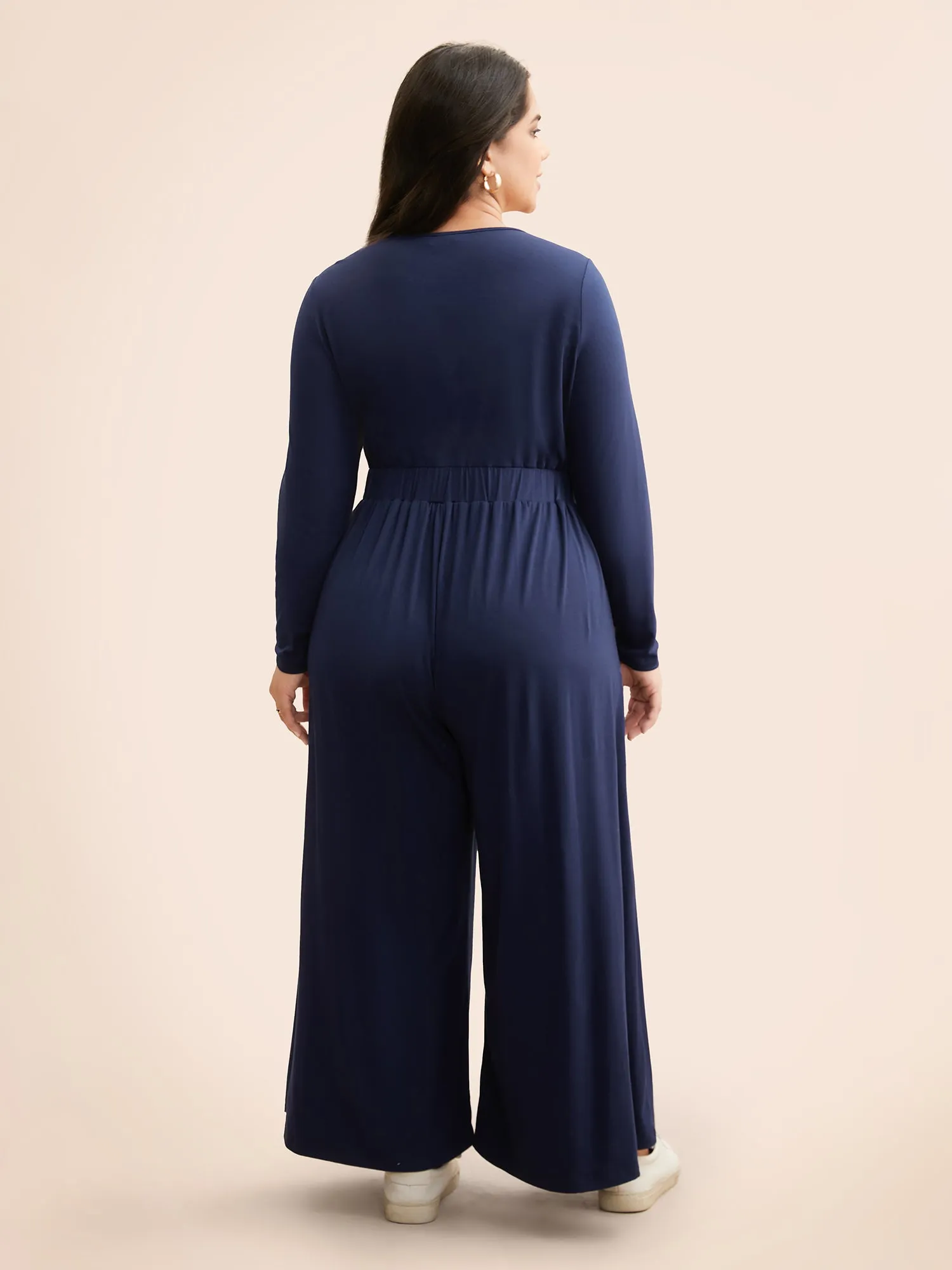 Supersoft Essentials Pleated Jumpsuit sold by Bloomchic product image thumbnail 4
