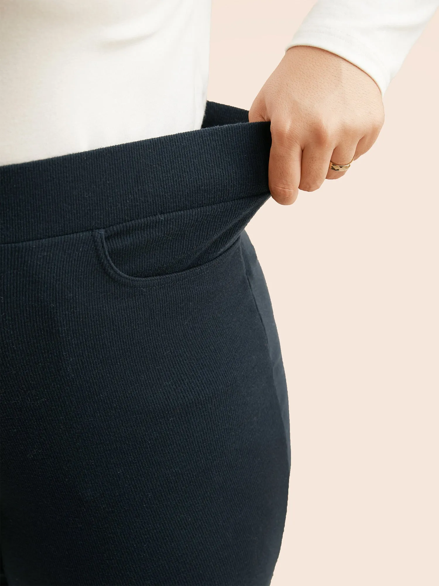 Supersoft Essentials Elastic Waist Flared Leggings sold by Bloomchic product image thumbnail 4