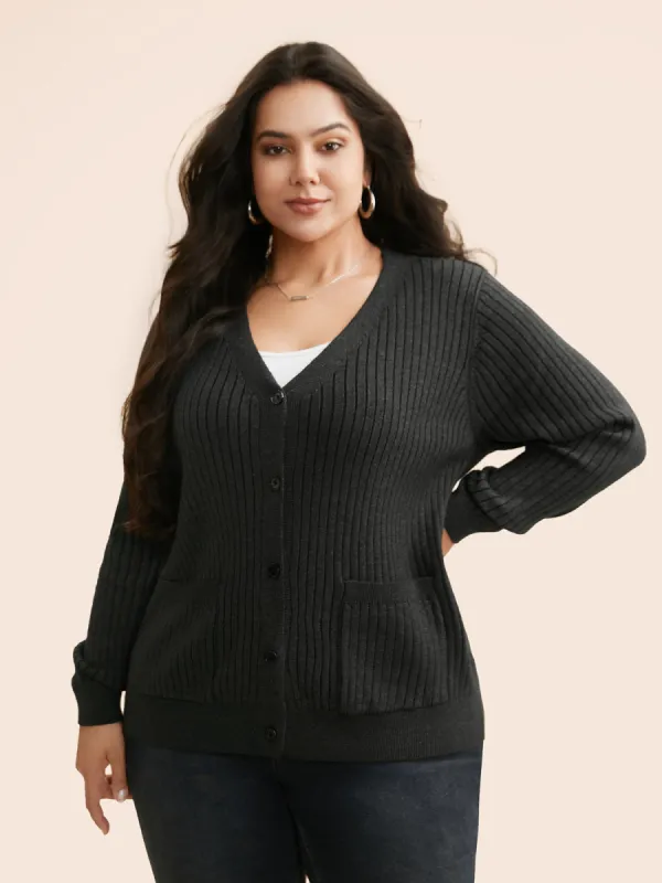 Supersoft V-neck Wool Cardigan sold by Bloomchic