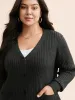 Supersoft V-neck Wool Cardigan sold by Bloomchic