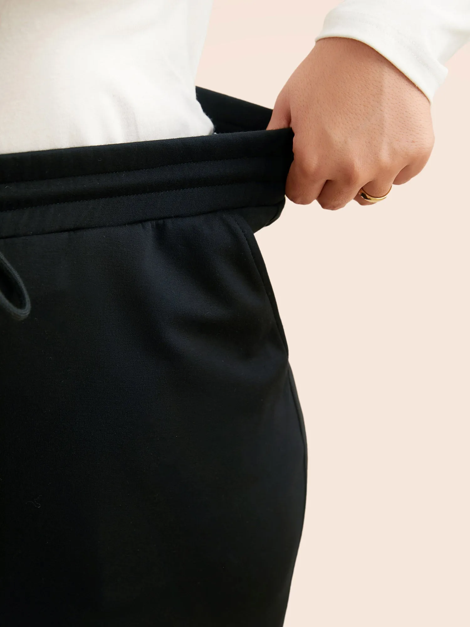 Supersoft Straight-Fit Midi Skirt sold by Bloomchic product image thumbnail 4