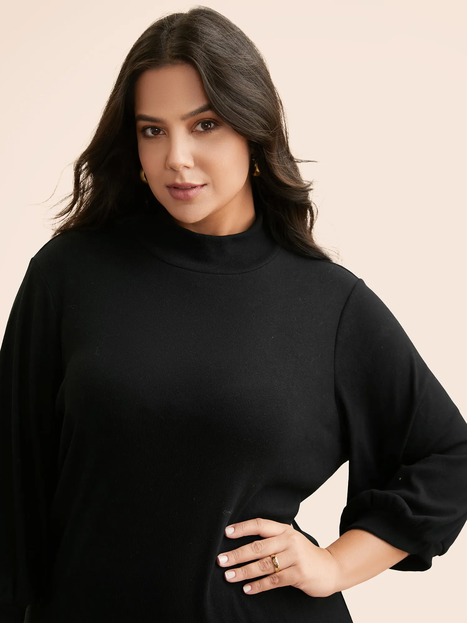 Supersoft Essentials Side Slits Midi Dress sold by Bloomchic product image thumbnail 4