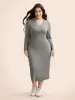 Solid Knit Zipper Midi Dress sold by Bloomchic