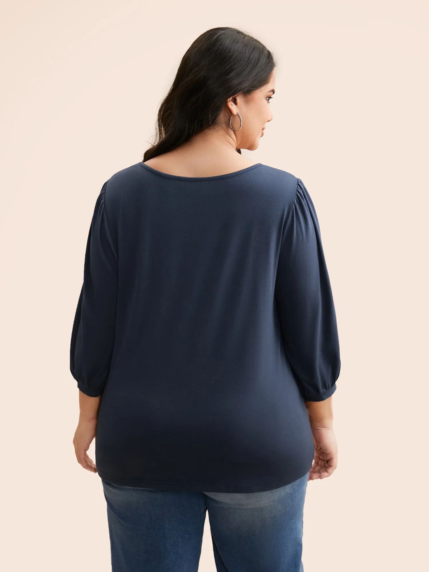 Supersoft Essentials Lantern Sleeves T-shirt sold by Bloomchic product image thumbnail 5