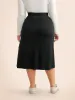 Supersoft Essentials A-Line Midi Skirt sold by Bloomchic