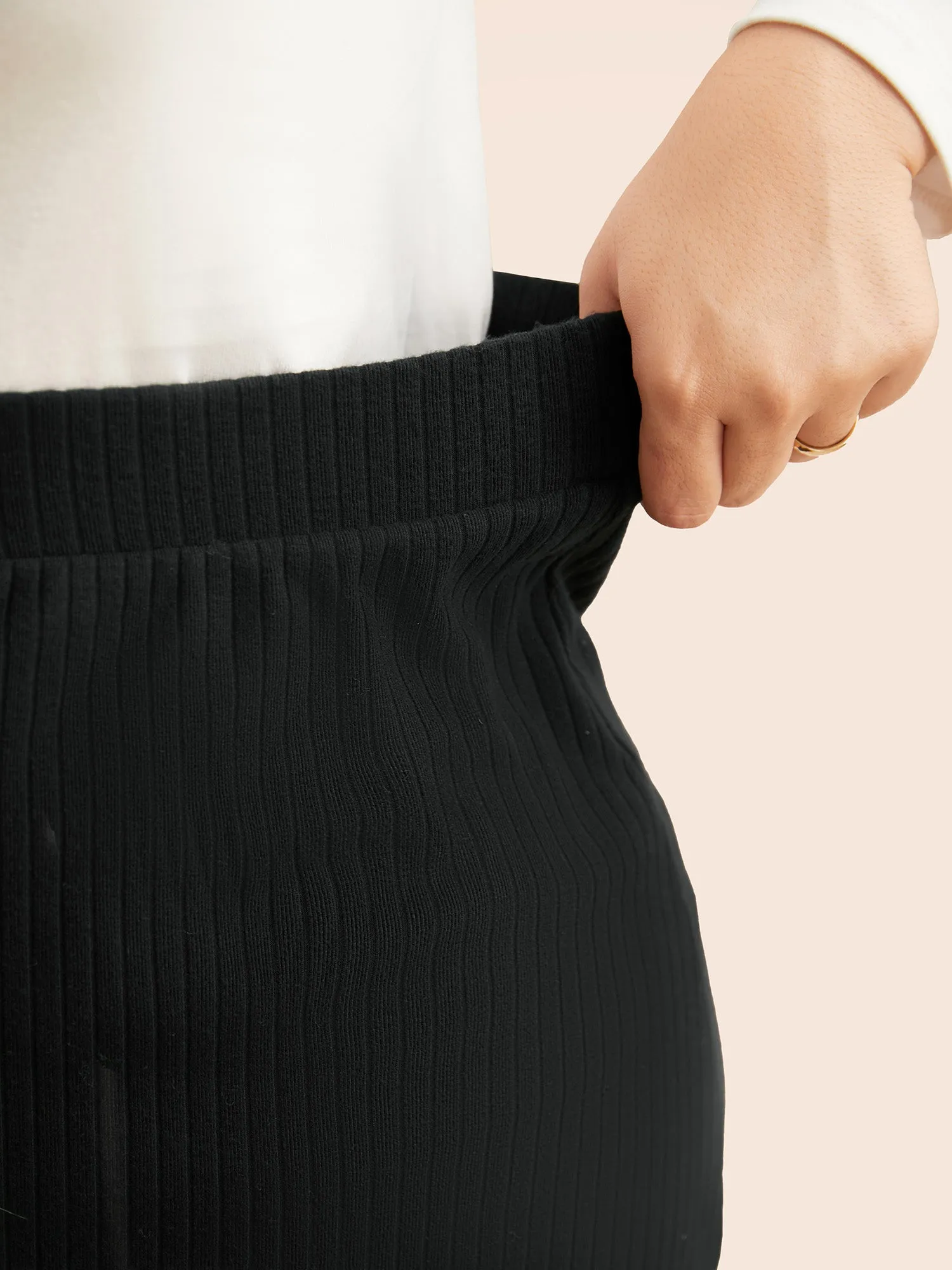 Supersoft Essentials A-Line Midi Skirt sold by Bloomchic product image thumbnail 4