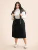 Supersoft Essentials A-Line Midi Skirt sold by Bloomchic
