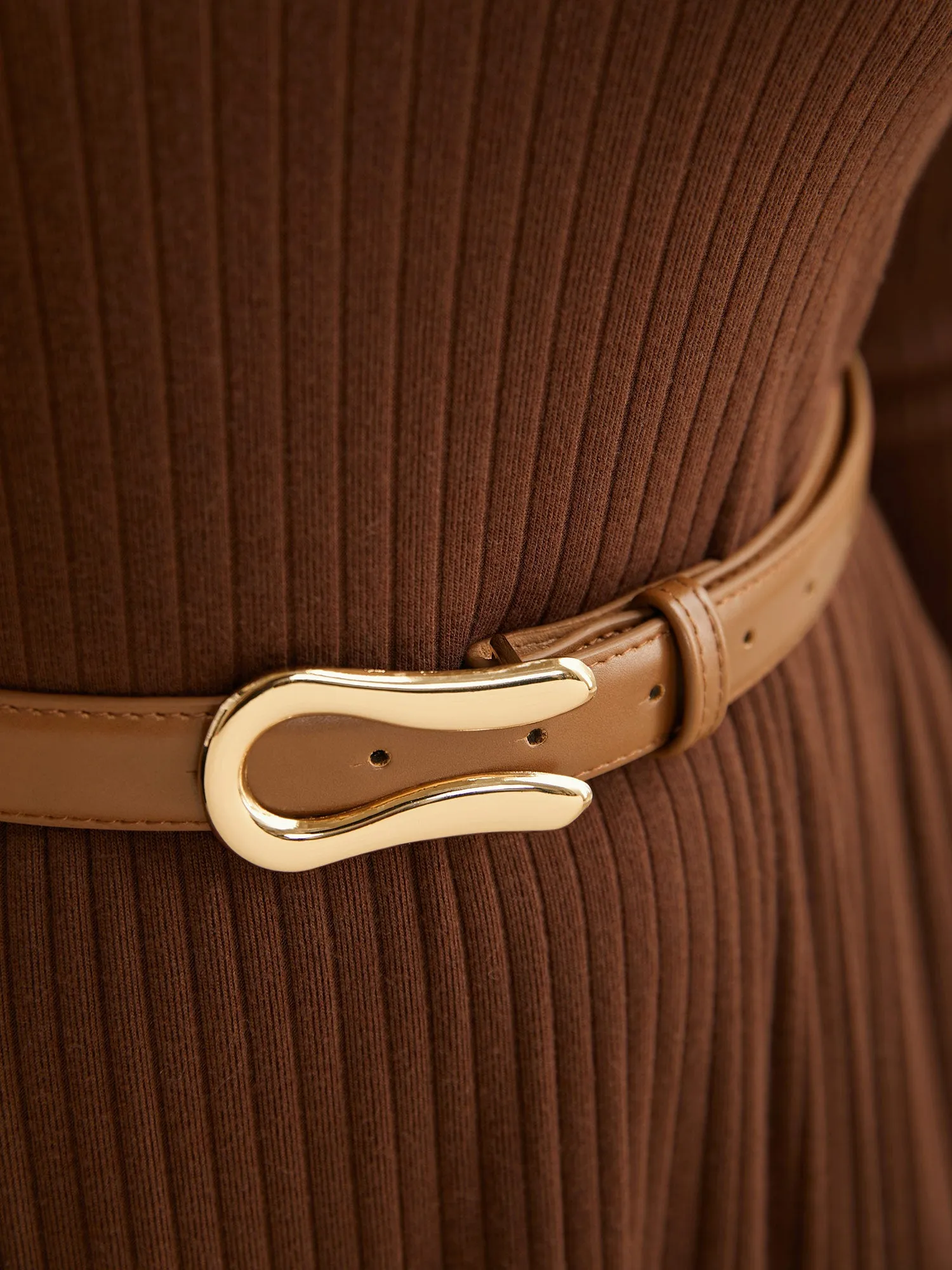 Curved Buckle Drum Belt sold by Bloomchic product image thumbnail 3