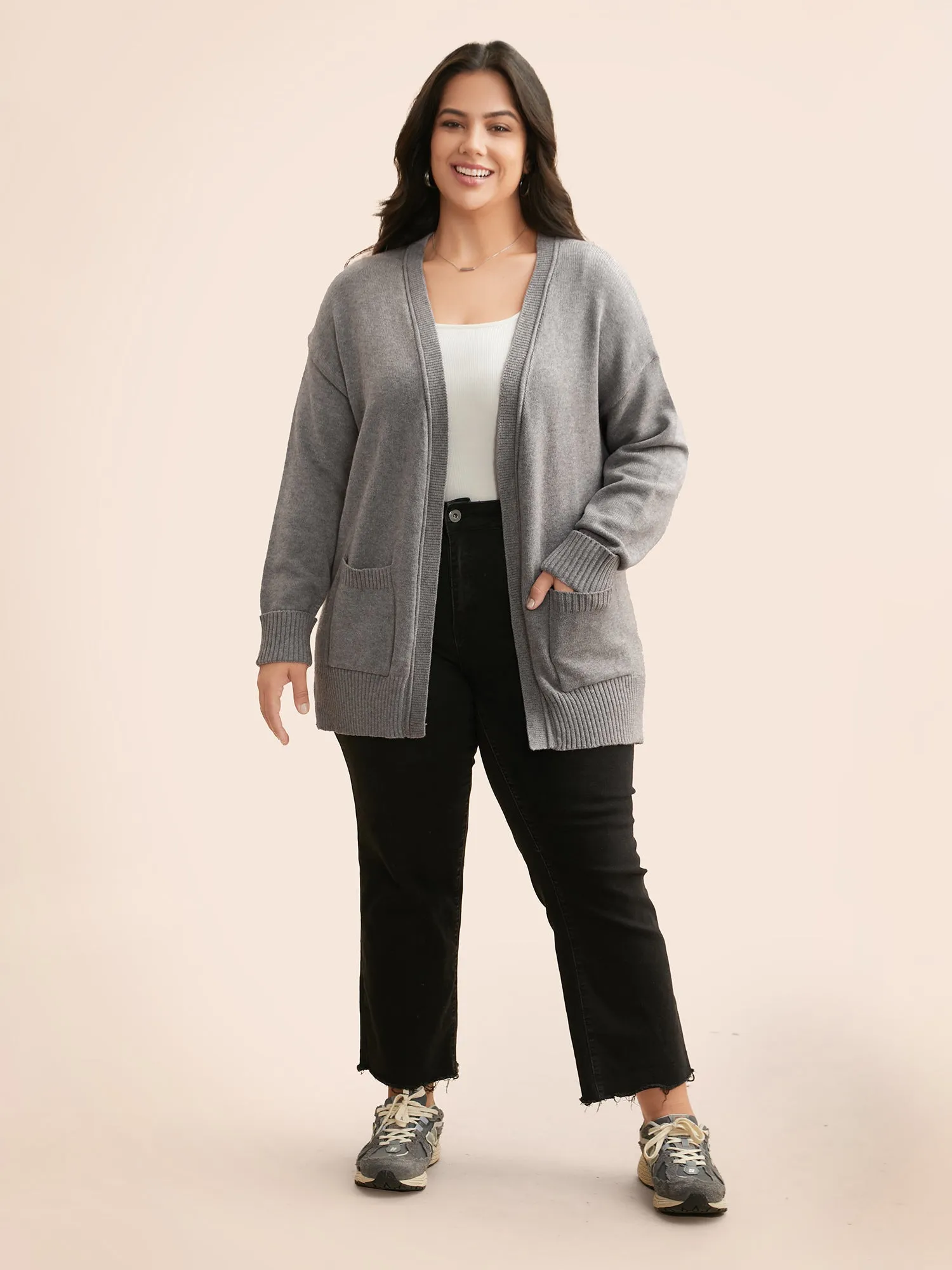 Supersoft Essentials Open Pockets Cardigan sold by Bloomchic product image thumbnail 4