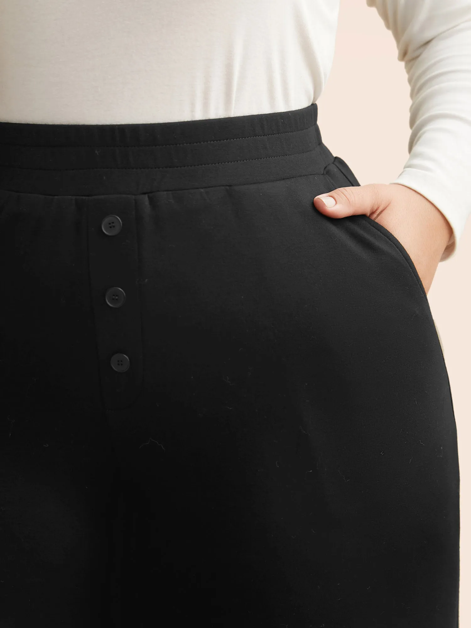 Supersoft Wide-Leg Pants sold by Bloomchic product image thumbnail 4