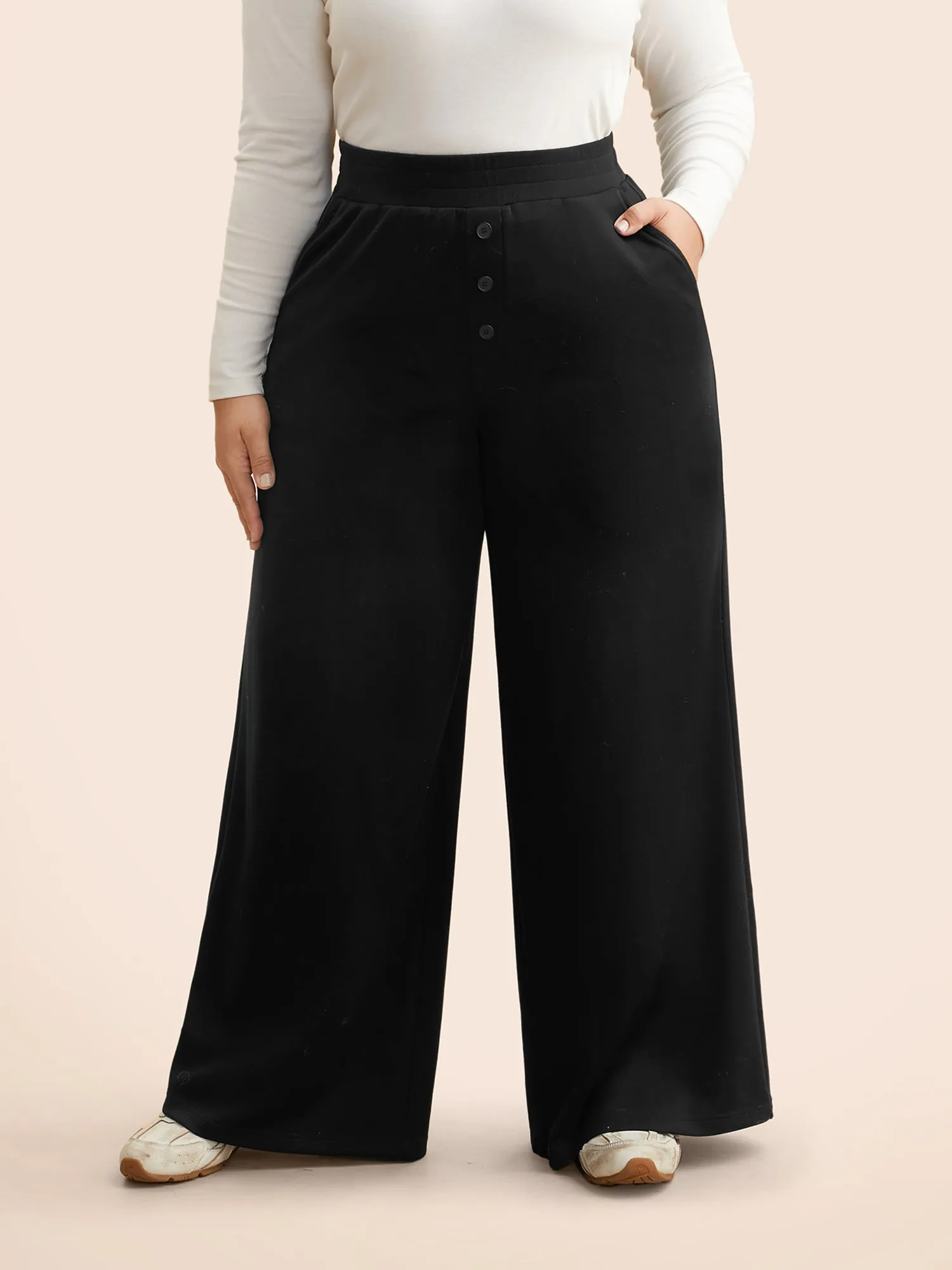 Supersoft Wide-Leg Pants sold by Bloomchic