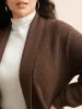 Supersoft Essentials Textured Lapel Collar Cardigan sold by Bloomchic
