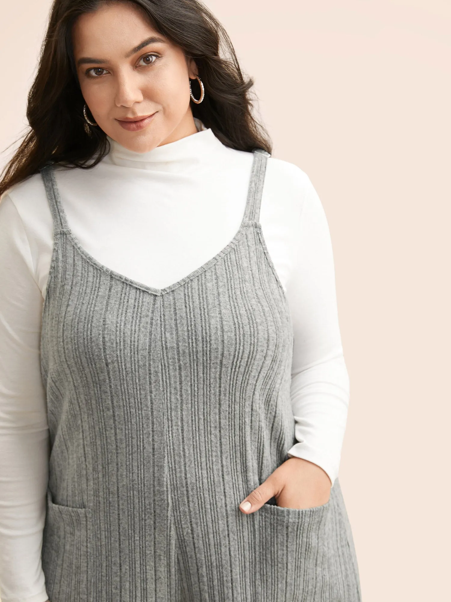 Airy Cozy Cami Wide-Leg Jumpsuit sold by Bloomchic product image thumbnail 4