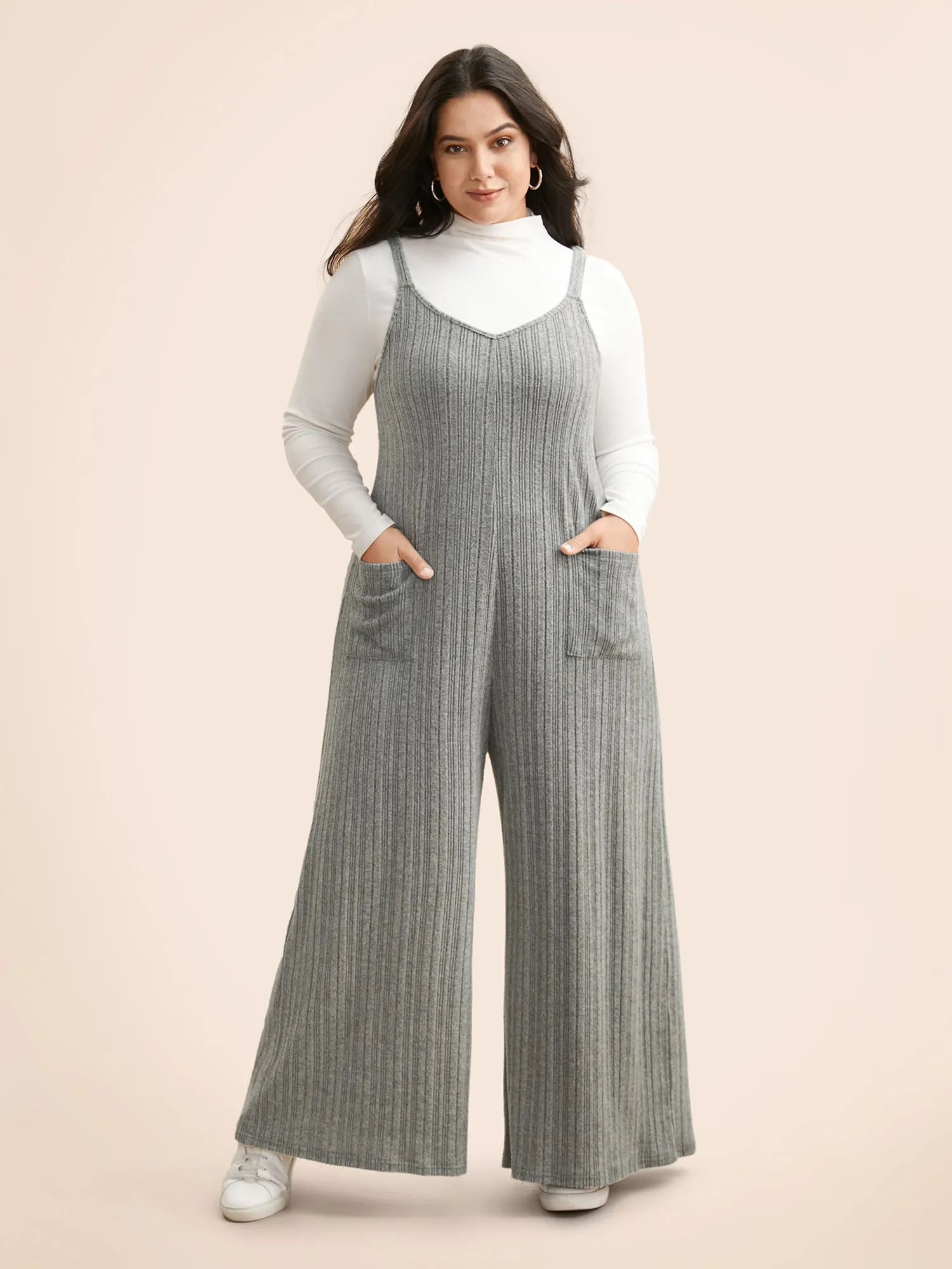 Airy Cozy Cami Wide-Leg Jumpsuit sold by Bloomchic