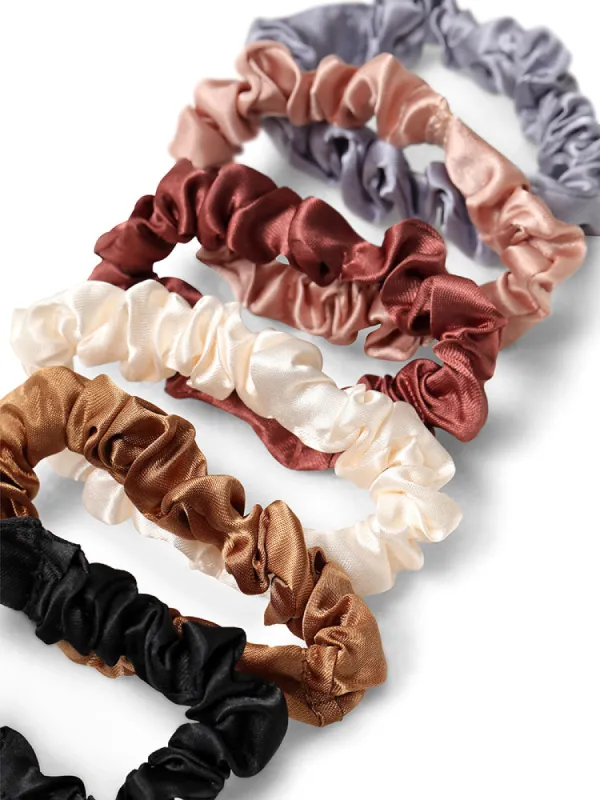 6pcs Colored Glossy Surface Hair Ties sold by Bloomchic