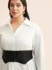 Shirt Collar Contrast Patchwork Shirt sold by Bloomchic