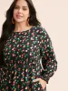 Colored Polka Dot Shirred Frill Trim Dress sold by Bloomchic