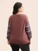 Boho Print Patchwork Waffle Knit T-shirt sold by Bloomchic