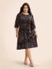 Sequin Round Neck Dress sold by Bloomchic