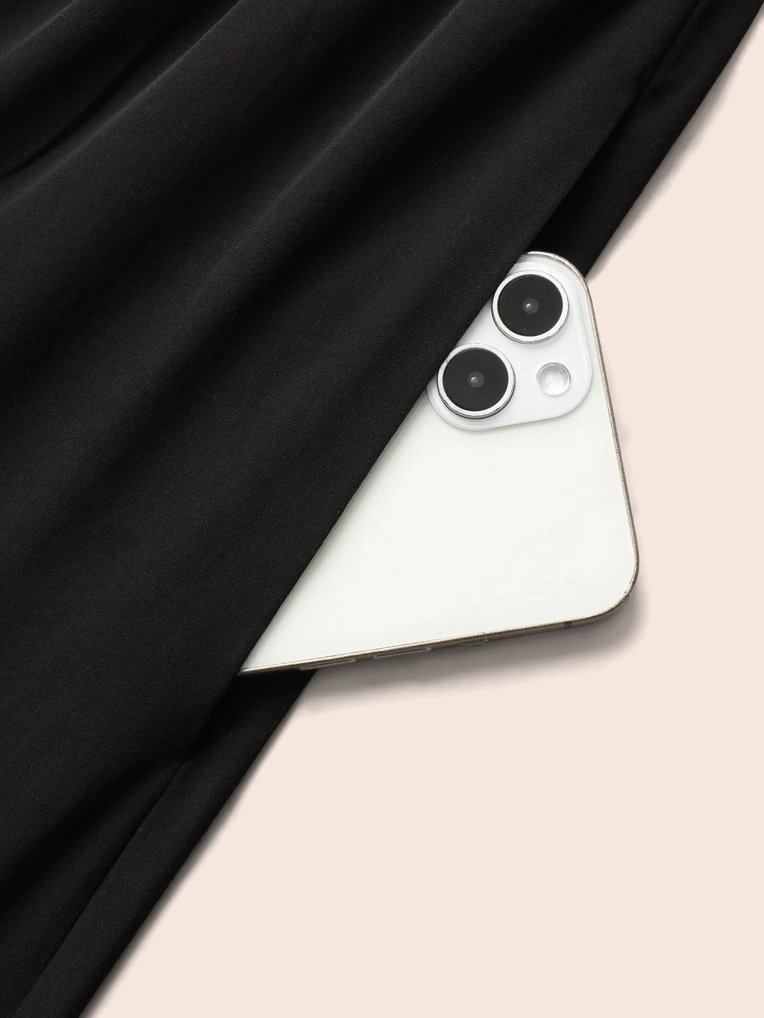 Glitter Striped Patchwork Shirred Jumpsuit sold by Bloomchic product image thumbnail 5