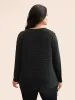 V Neck Luxe Plicated Detail T-shirt sold by Bloomchic