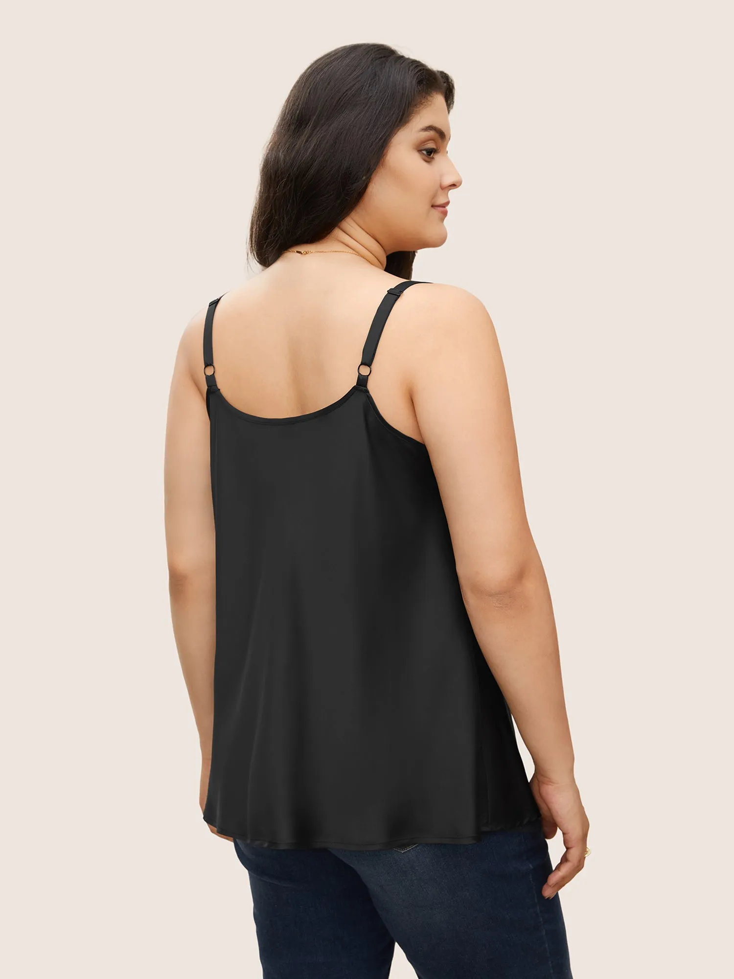Supersoft Essentials Cowl Neck Adjustable Straps Cami Top sold by Bloomchic product image thumbnail 4