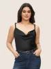 Supersoft Essentials Cowl Neck Adjustable Straps Cami Top sold by Bloomchic