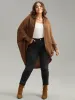 Solid Dolman Sleeve Arc Hem Cardigan sold by Bloomchic