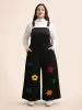 Floral Towel Embroidered Loose Jumpsuit sold by Bloomchic