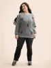 Supersoft Essentials Stereo Cherry Design Pullover sold by Bloomchic
