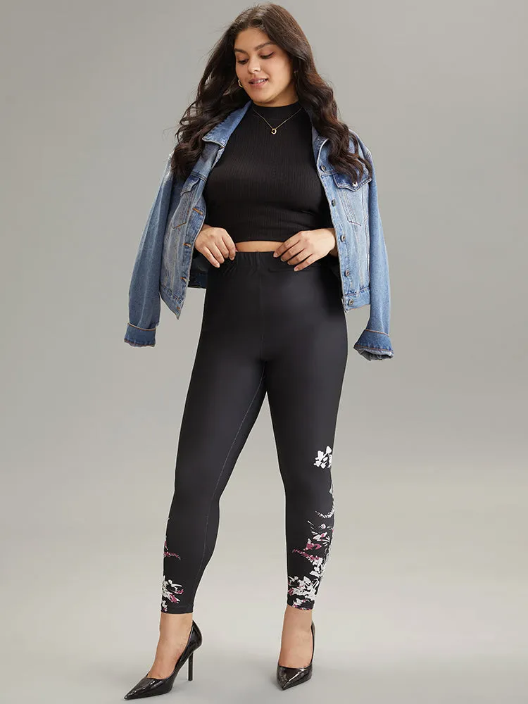 Boho Print High Rise Skinny Leggings sold by Bloomchic product image thumbnail 3