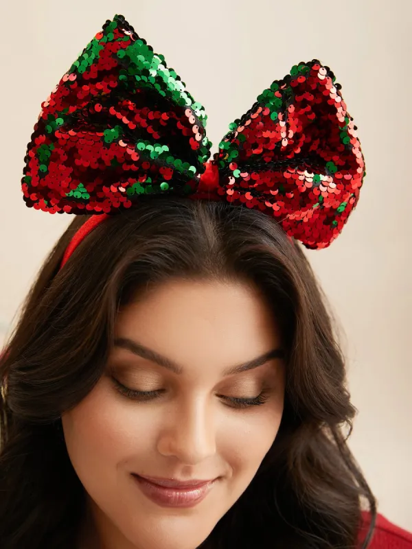 Sequin Bow Headband sold by Bloomchic
