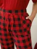 Plaid Slim-Fit Lounge Pants sold by Bloomchic