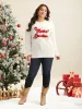 Supersoft Essentials Holiday Cable Knit Pullover sold by Bloomchic