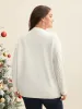 Supersoft Essentials Holiday Cable Knit Pullover sold by Bloomchic