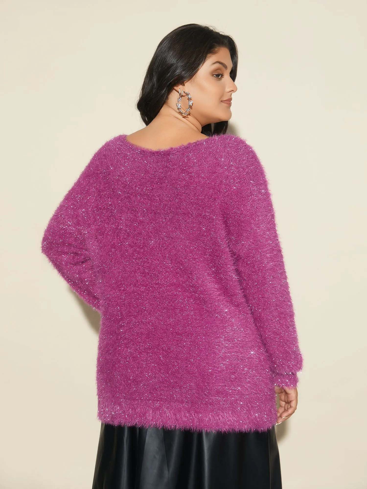 Sparkling Threads Straight Fit Crew Pullover sold by Bloomchic product image thumbnail 2