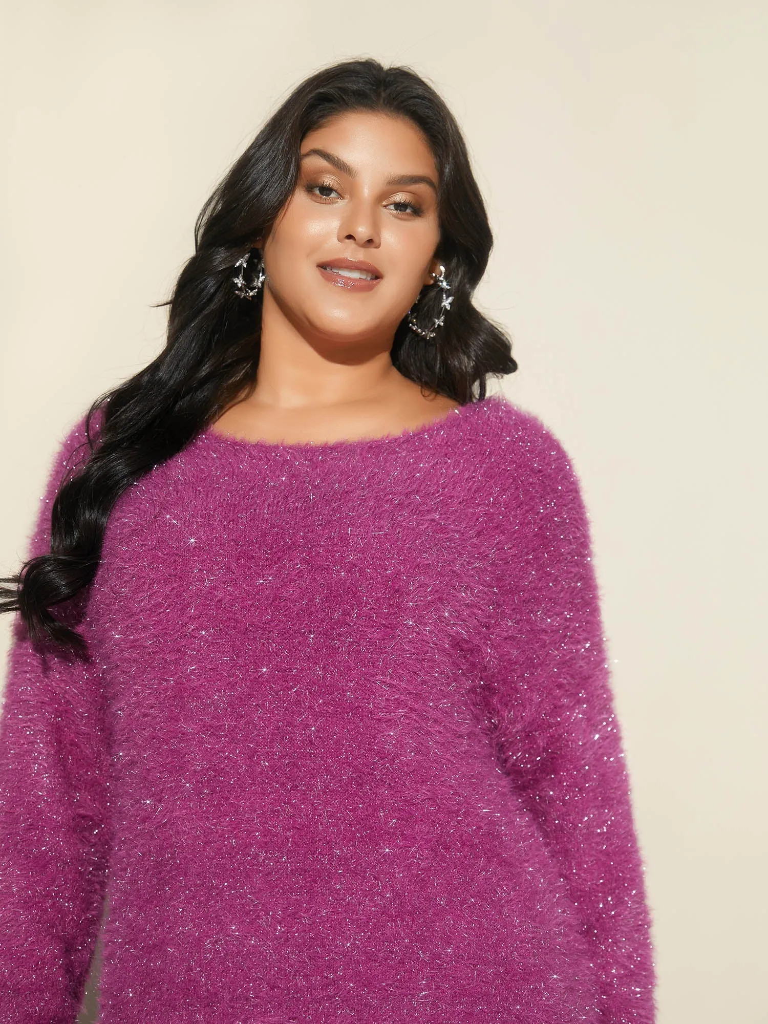 Sparkling Threads Straight Fit Crew Pullover sold by Bloomchic product image thumbnail 5